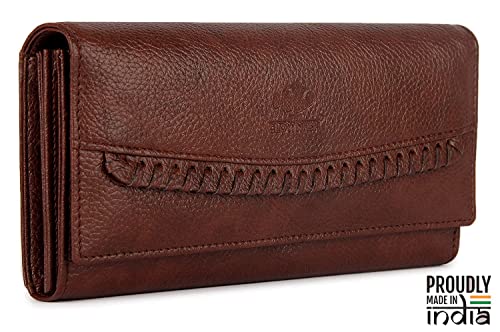 The-Clownfish-Leatherette-Brown-Womens-Wallet