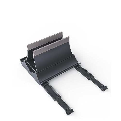 ノートパソコンスタンド pcスタンド 縦置き 3台収納 コンパクト 姿勢改善 ABS樹脂 重力感知 調整不要 滑り止め 省スペース パソコン台 全機種対応 ブラック