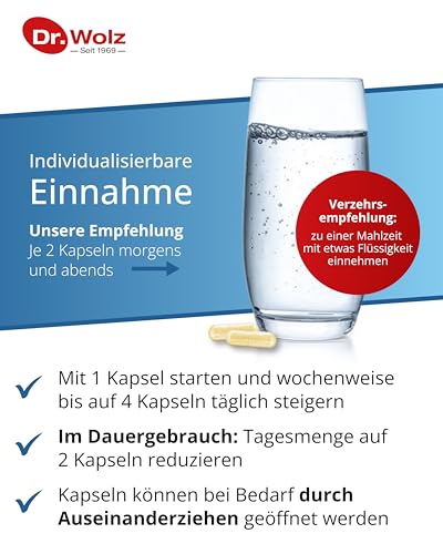 Dr. Wolz Darmflora plus select* - 80 Kapseln hochdosiert - 8 Milchsäurebakterien-Stämme - 48 Mrd Bakterienkulturen pro Tag - Kulturen Komplex für Darmschleimhaut & Immunsystem - Darm-Kur* - vegan