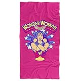 LOGOVISION Wonder Woman Beach Towel, 30'x60' Star Crossed Beach Towel