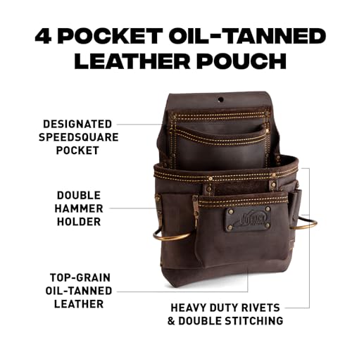 OX Tools Dual Hammer Holder Pouch