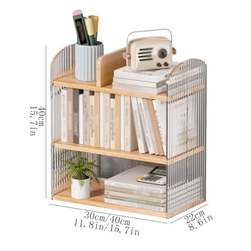 Bibliothèque de bureau avec déflecteur pour stopper le désordre - 3