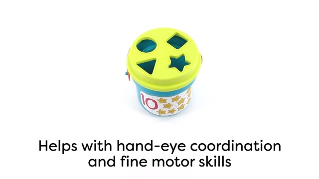 Snapklik.co : Nesting Sorter Set 19Pc Stacking Bucket Sort Set 10 Cups & 8 Shapes Educational - View #8