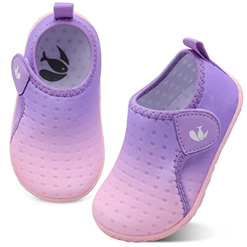 Image of FEETCITY Baby Boys Girls Water Sport Shoes Barefoot Kids Aqua Socks Quick-Dry Beach Swim Pool Shoes