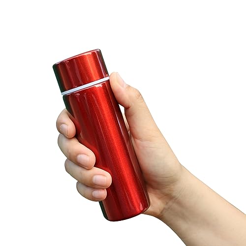 150ml Mini lindo café vacío termo pequeña capacidad portátil de acero inoxidable viaje bebida botella de agua termo (rojo)
