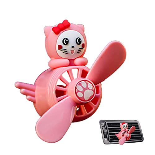 Oleporel 車用芳香剤 車内飾り ベント用 可愛い 飛行機員 ハスキー犬 猫 鴨 空気清浄機 エアコン吹き出し口用 空気 芳香剤 クリップタイプ 除菌 消臭 異臭を取り除く 車装飾 取り付け簡単 贈り物 自動車 室内装飾 装飾アクセサリー 風がある限