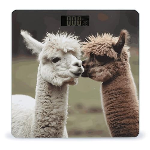Báscula de baño digital con pantalla LCD grande miniatura 1
