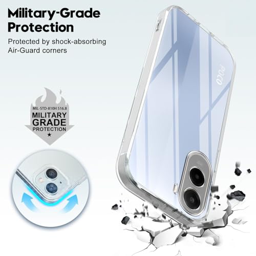 Image of Jkobi Silicone Back Cover Case for Poco C81 5G (Clear Shockproof Case with Camera Protection | Soft and Flexible | Transparent)