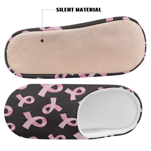 Women's Love Heart Print House Slippers Indoor Home Warm Shoes Soft Plush Non-slip for Walking4