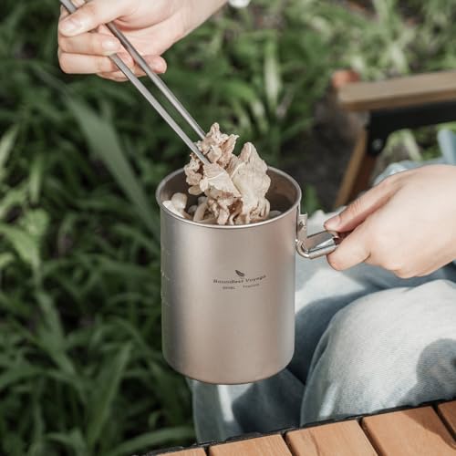 Popote de camping en titane pour vos randonnées et pique-niques en montagne