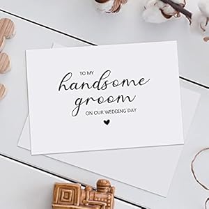 To my husband on our wedding day card to my groom card wedding card to husband  urban country home decor
