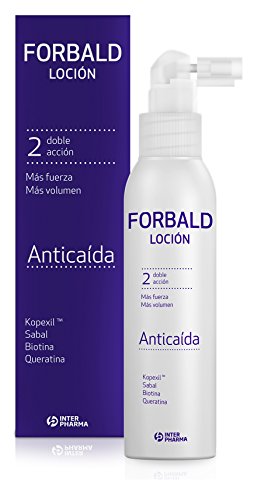 FORBALD – Loción anticaída cabello indicado para hombre y mujer. Doble acción: frena la caída del pelo y estimula su crecimiento – 125 ml