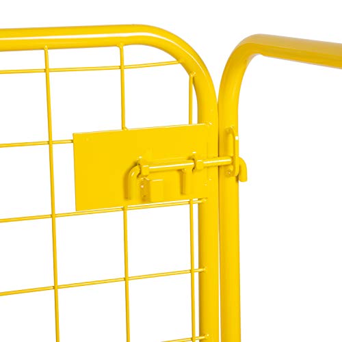 36X36 Forklift Safety Cage Heavy Duty Steel Sturdy Stable Structure 1100 Lbs Capacity Folding Storage #TOP5