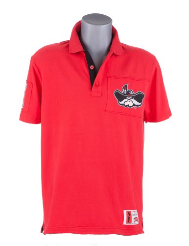 NCAA UNLV Rebels Men's Collar Scholar Polo Shirt, Red, Small