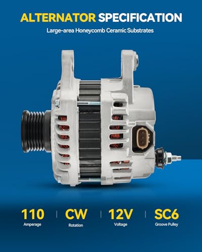 Image of PHILTOP New Alternator 11343N Fit for Nissan Sentra 2005-2010