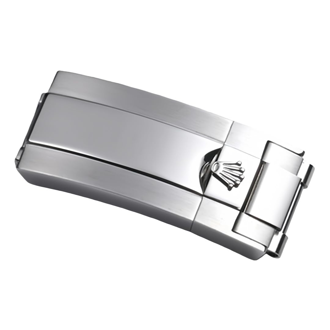 Orologio Fibbia Acciaio Inox Pieghevole Chiusura Deployante Cinturino Orologio Ricambio Accessorio per Rolex Daytona