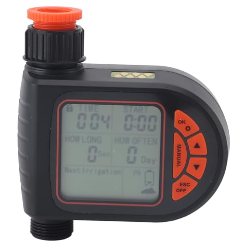 FLEXMAN Automatic Watering Timer, G3/4 Male Thread to G1/2 Female Thread Outdoor Programmable Garden Hose Faucet Timers Water Sprinkler Timer