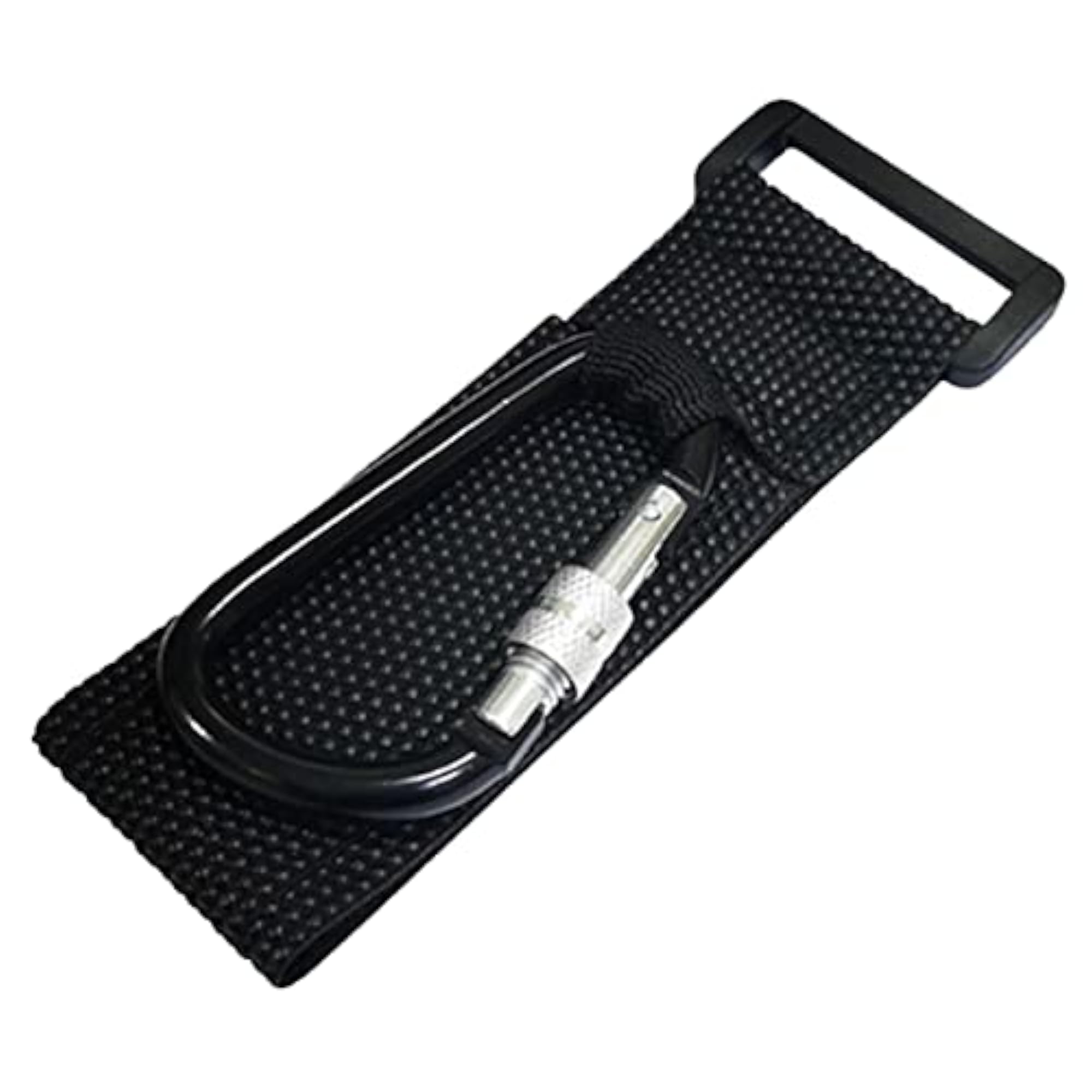 Multifunctional Loop Tie Down Straps with Carabiner Black