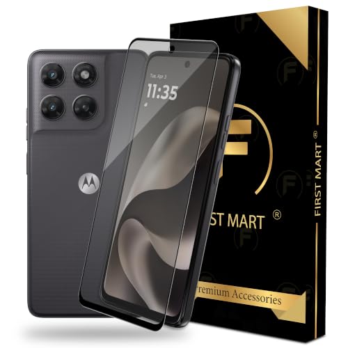 Image of FIRST MART Military-Grade Matte Tempered Glass for Motorola G77 Power - 9H Screen Protector, Anti-Glare Protection, Scratch-Resistant, Bubble-Free (1 Pack)