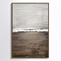 Framed Canvas Wall Art Abstract Texture Canvas Prints Home Artwork Decoration for Living Room,Bedroom - 16x24 inches