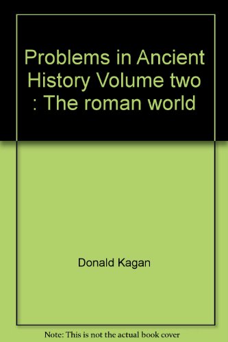 Problems in Ancient History Volume two : The ro... [French] B00B27NVMY Book Cover