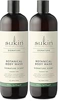 Sukin Botanical Body Wash, Signature, 500ml (Pack of 2)