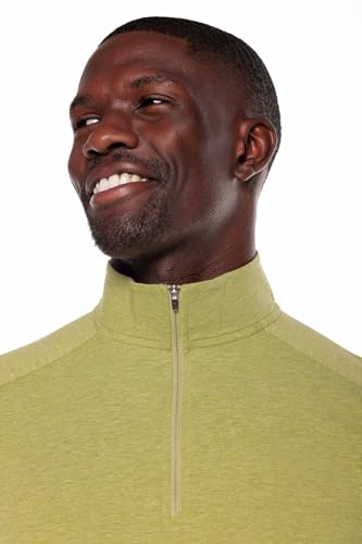 Coolibar UPF 50+ Men's Sonora Quarter-Zip - Sun Protective4