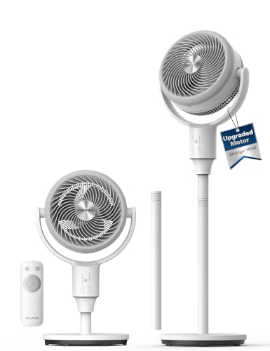 Image of PELONIS Omni-Directional Air Circulator Fan with Remote for Bedroom, White