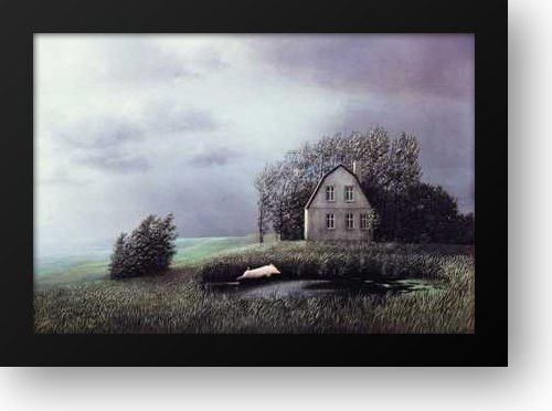Amazon.com: Kohler's Schwein (Autumn) 32x24 Framed Art Print by