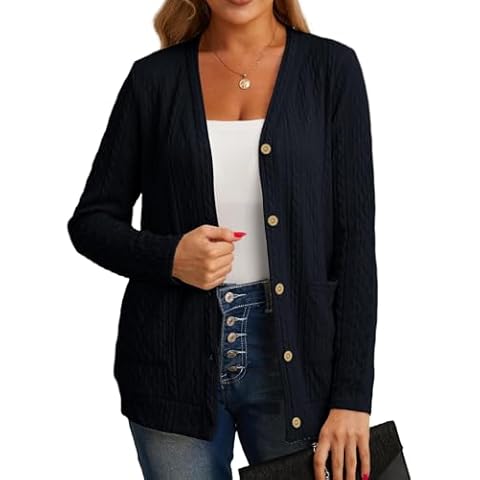 GRECERELLE Lightweight Long Sleeve Cardigan with Pockets Cover