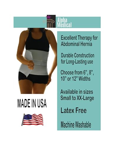 Faja Abdominal Alpha Medical L0625 50-62" Cintura 10" Alto miniatura 3