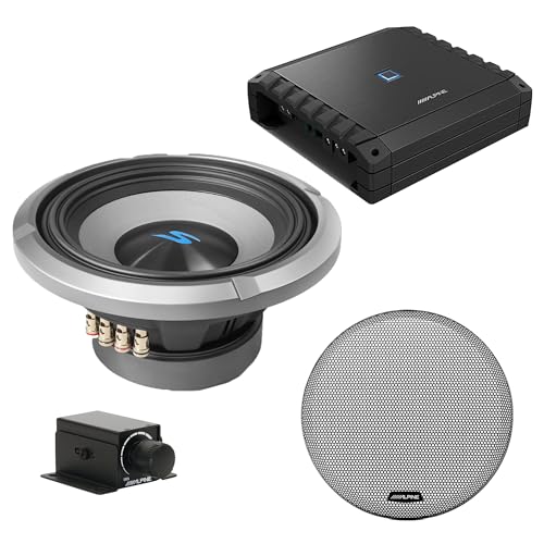 Alpine S2-A60M S-Series Class-D Amp, S2-W10D2 10