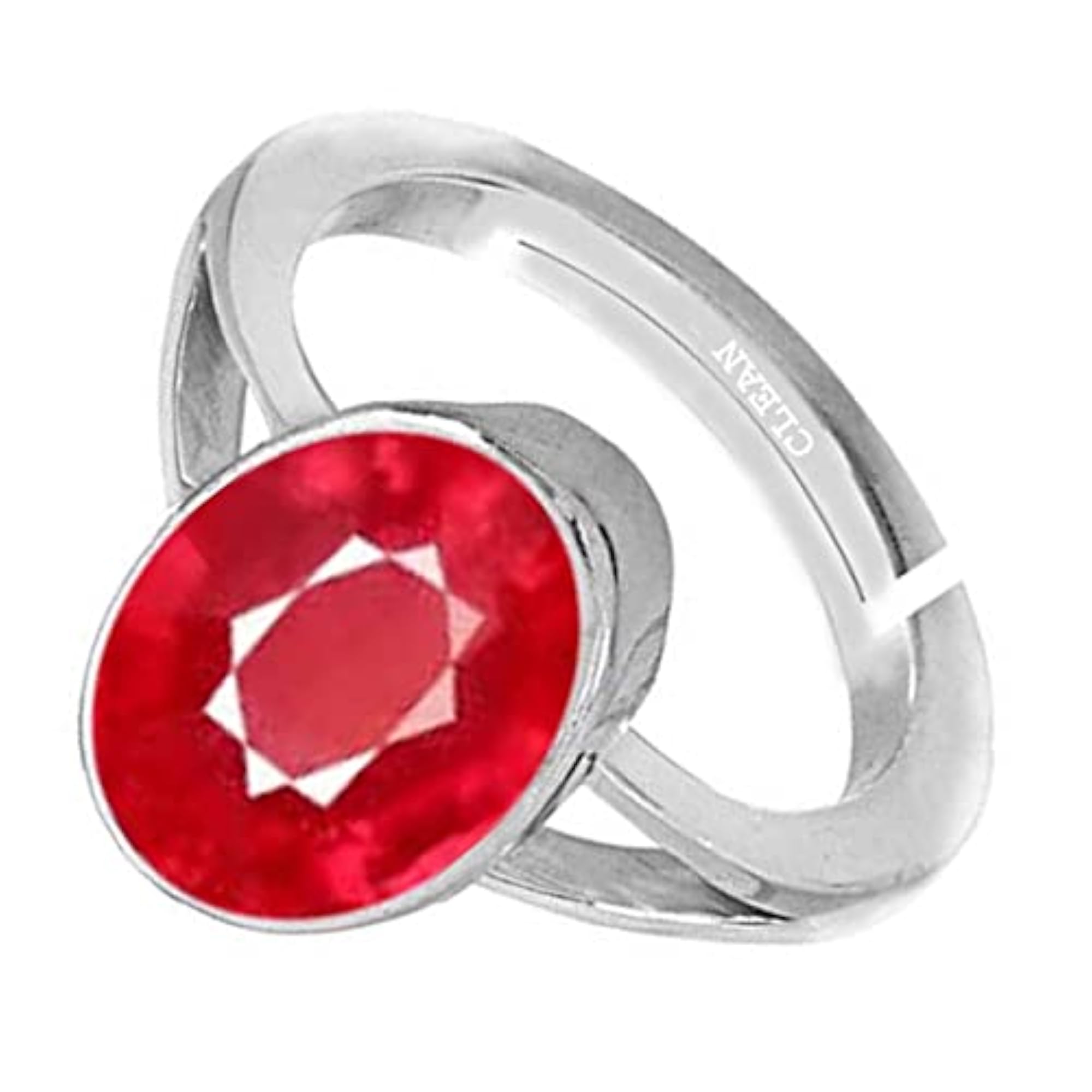 Women's Ruby Adjustable Ring, Certified Natural Gemstone