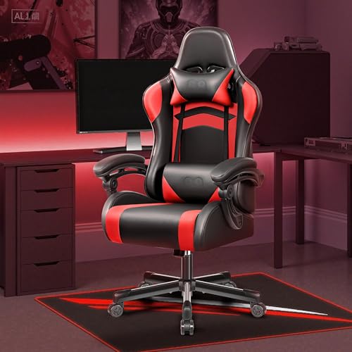 DoChair Gaming Stuhl aus PU-Leder (Rot) DoChair Gaming Stuhl aus PU-Leder (Rot)