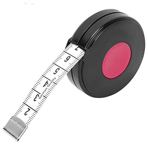 Tailor Tape Measure Body Measuring Tape Centimeter/Inch Fiberglass for Tailoring Body Handwork Sewing(red)