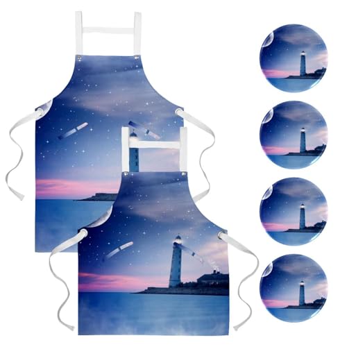 Tablier de cuisine phare étoilé idéal pour service en bistrot et bar
