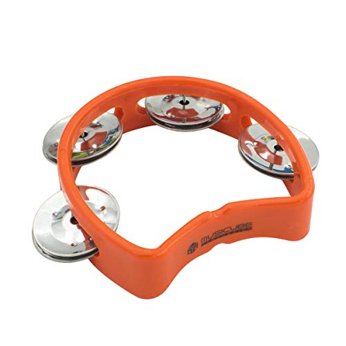 Musicube Stem Hand Tambourine Bells, 4 Cymbal Bells On Abs Plastic Hand, Kids Music Rhythm Toys, Stem Education Music Instrument For Music Center Kids Center, 4 Pack #TOP2