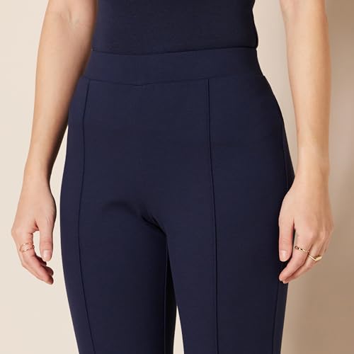 Image of Amazon Essentials Women's Stretchy Ponte Pull-On High Rise Ankle Length Pant