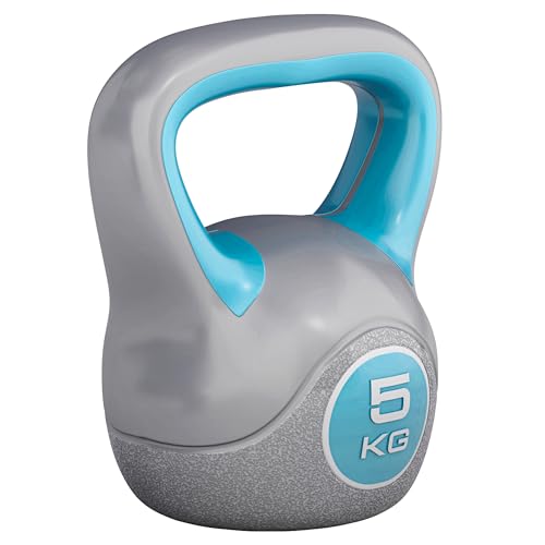 GORILLA SPORTS® Kettlebell 2–20 kg – Kunststoff Kugelhantel, Bodenschonend – Kettlebell Set oder Einzeln – mit oder ohne Ablage – für Home Gym, Fitness & Krafttraining