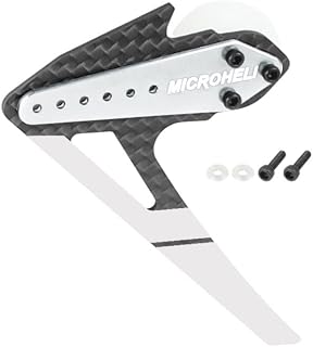 Microheli Adjustable Tail Motor Mount w/ Fin Set (WT) - GOOSKY S2