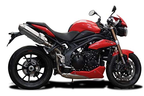 Amazon | DELKEVIC スリップオンステンレストライオーバルマフラー