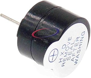 10pcs 3V 5v 12V Active Buzzer Magnetic Long Continous Beep Tone 12 * 9.5mm (5V)