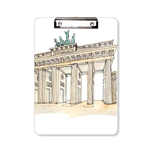 Porte-bloc A4 RDA avec pince métallique pour bureau