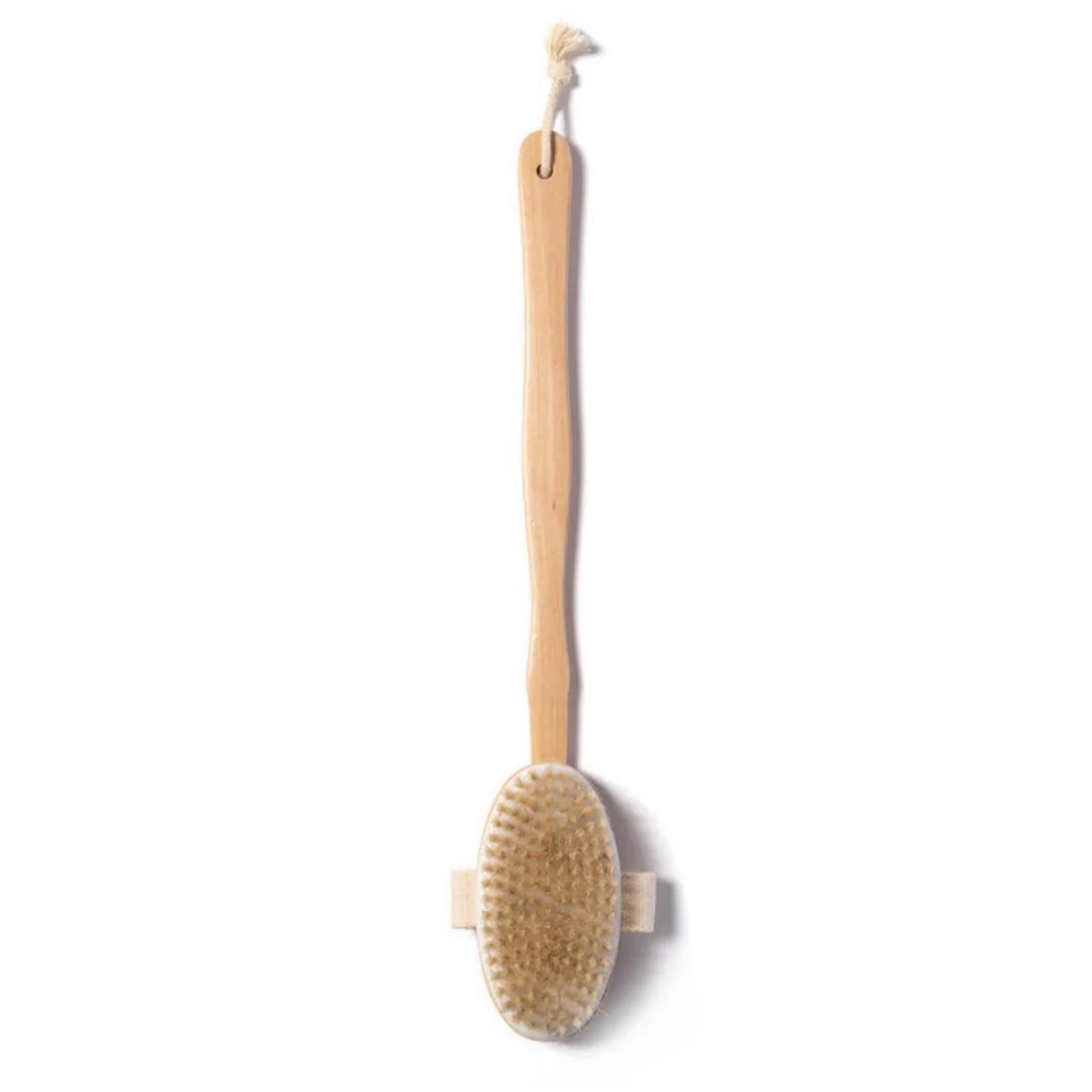 2 piezas de madera desmontable mango largo ducha cepillo corporal baño lavado masaje exfoliante herramientas para Mujeres, Hombres