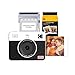 KODAK Mini Shot 3 Retro 4Pass 2-in-1 Appareil Photo Instantané et Imprimante Photo Portable (7,6x7,6cm) + Paquet avec 68 Feuilles, Blanc