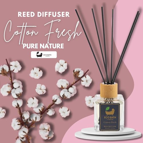 Difusor de varillas Eco Bath London Cotton Fresh 100ml miniatura 2