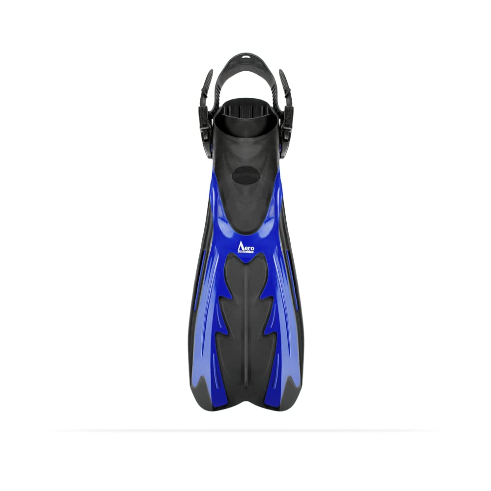 ScubaMax Aero Open Heel Strap fins for Scuba Diving