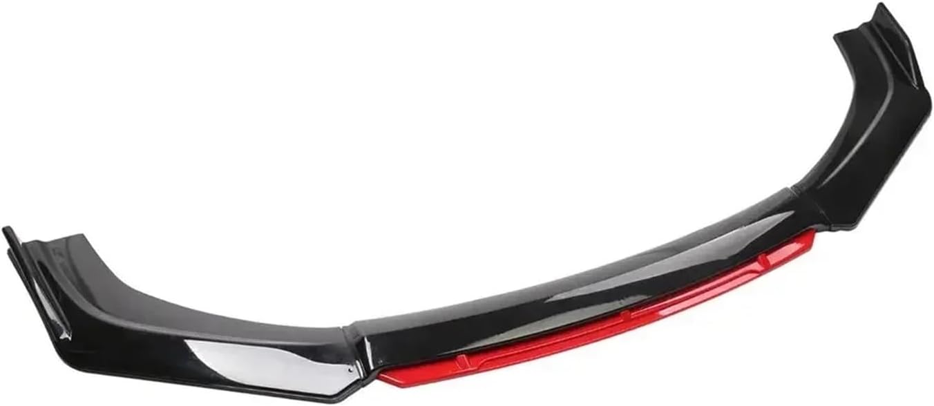 Compatible For Acura TLX A-Spec Car Front Bumper Lip Chin Spoiler Splitter Diffuser Body Kit Trim Air Dam Canard Splitter Guard Cover(Gloss Black and Red)