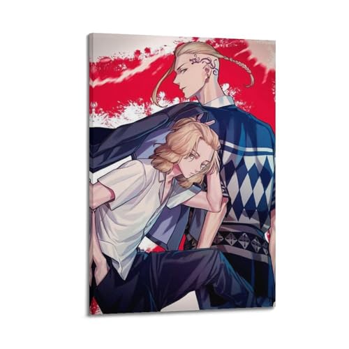 HCLHB Póster decorativo de Tokyo Revengers para pared e imagen artística moderna para decoración de dormitorio familiar, 20 x 30 cm