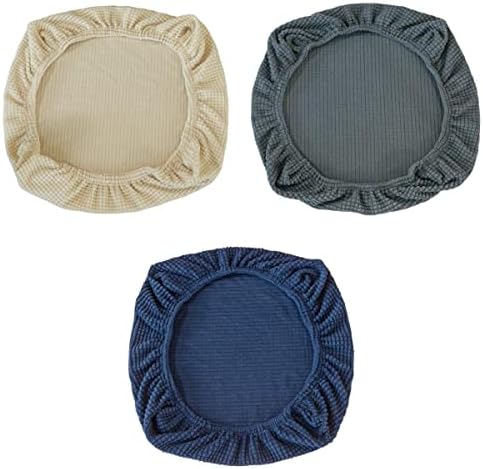 Fenteer Stretch Spandex Dining Room Seat Cover Slipcovers Wedding Party Decor, Dark Blue
